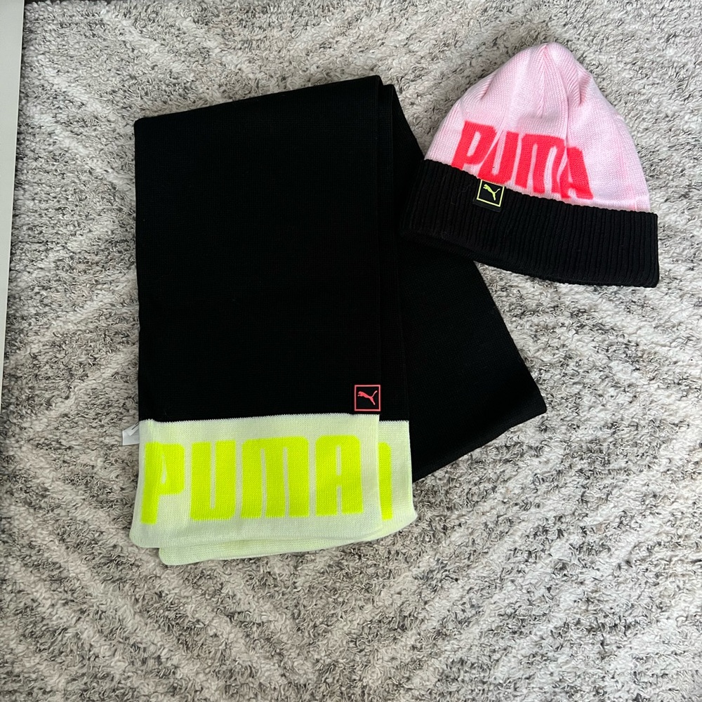Puma hat and scarf set!